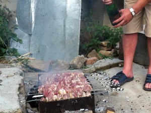 Russian barbecue skewers