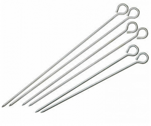where to buy long stainless steel barbecue skewers.