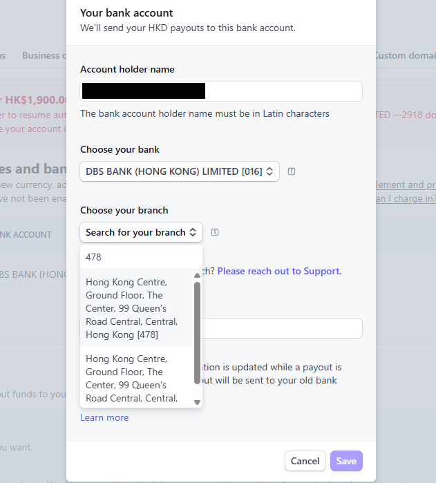 Stripe Rejecting Statrys / DBS Hong Kong Bank Details? Here’s the Fix Stripe Rejecting Statrys / DBS Hong Kong Bank Details? Here’s the Fix